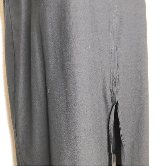Eileen Fisher black sleeveless front slit tunic top size Small - Picture 3 of 12